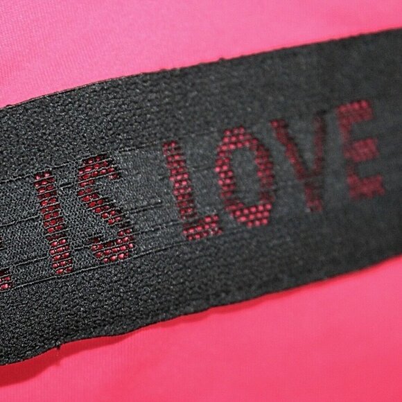 New with Tags - Spiritual Gangster Centered Studio Tights, "Love Is Love" Cherry - Picture 4 of 8